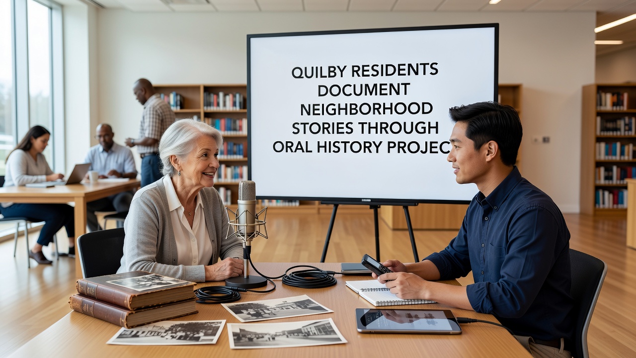 Quilby Residents Document Neighborhood Stories Through Oral History Project