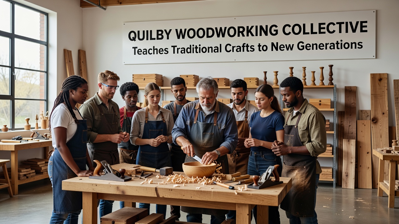 Quilby Woodworking Collective Teaches Traditional Crafts to New Generations